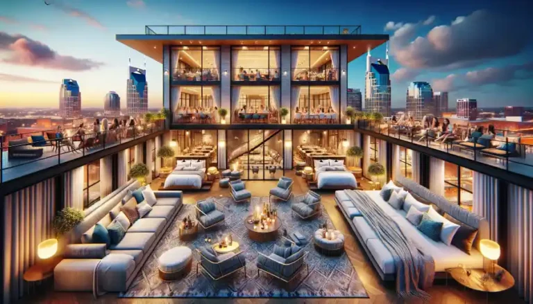 Your Ultimate Nashville Stay: 21 Bed Downtown Luxury Bachelorette Pad/Rooftop