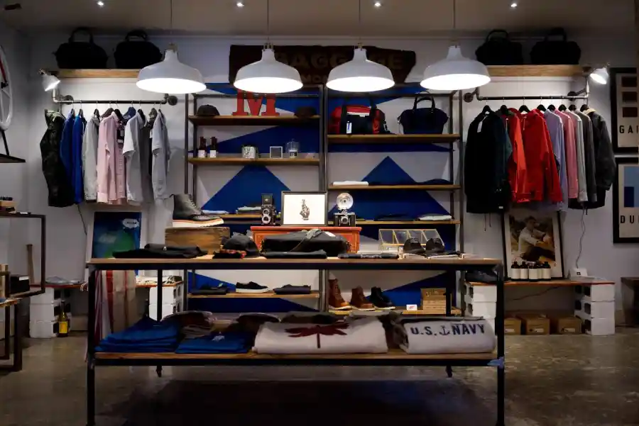 retail display shelves