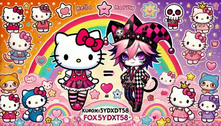 kuromi:fox5ydxdt58= hello kitty