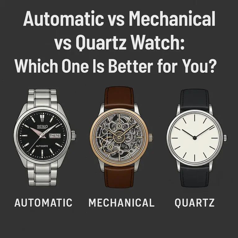 Automatic vs Mechanical vs Quartz Watch