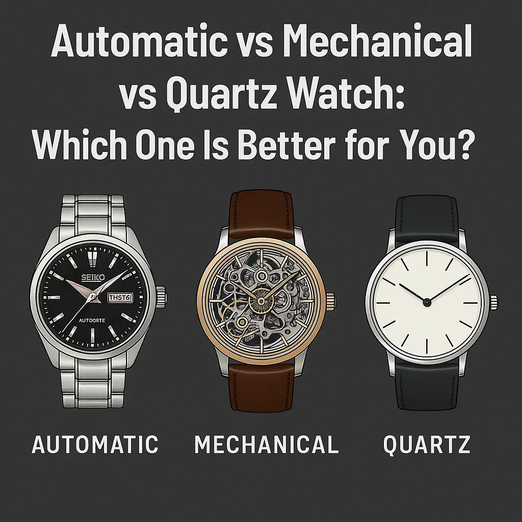 Automatic vs Mechanical vs Quartz Watch