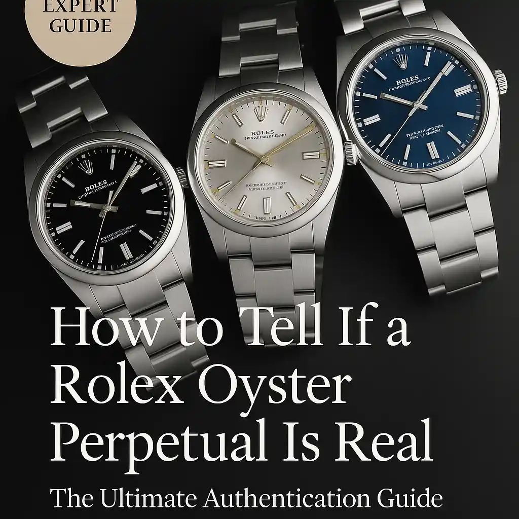 how to tell if a rolex oyster perpetual is real