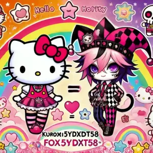 kuromi:fox5ydxdt58= hello kitty