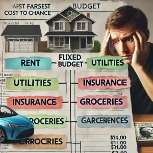 which fixed expense would be most difficult to change if money is needed for car payments?